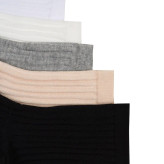 جوراب زنانه ساقدار طرح کبریتی پنبه ای فری سایز مناسب سایز 36 تا 41