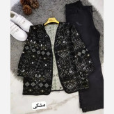 کت گلیمی زنانه تافته سوزن دوزی سنتی فری سایز 36 تا 46