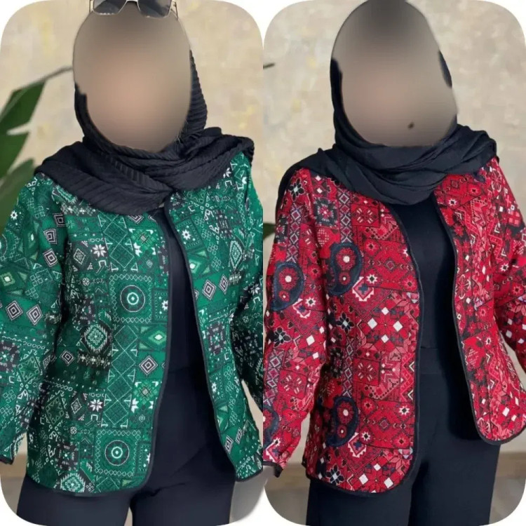 کت گلیمی زنانه تافته سوزن دوزی سنتی فری سایز 36 تا 46