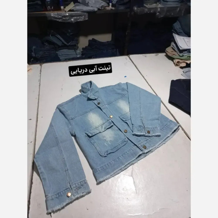 کت کوتاه جین زنانه تینت دار