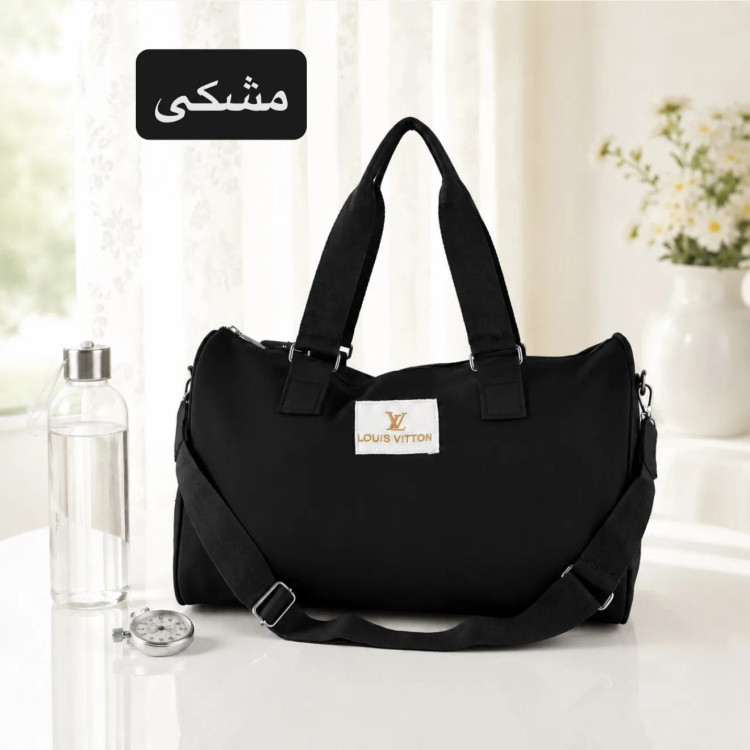 ساک دستی اسپرت و روزمره پارچه نانسی ابعاد 35 در 25 سانتیمتر