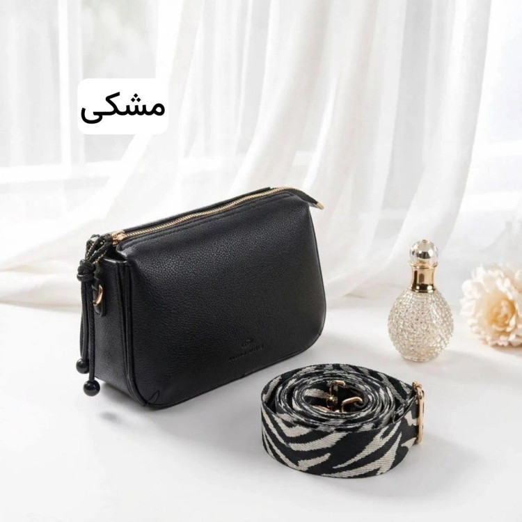 کیف پاسپورتی زنانه چرم مصنوعی روزمره و مجلسی بند بلند