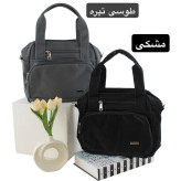 کیف زنانه چرم مصنوعی اسپرت و روزمره ابعاد 35 در 30 در 10 سانتی متر