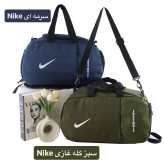 ساک ورزشی و اسپرت پارچهای با بند بلند و جیب بیرونی ابعاد 45x30x20 سانتیمتر