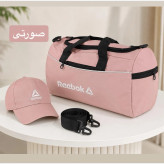 ساک ورزشی پارچه ای ابعاد 45 در 25 در 15 سانتیمتر با بند بلند و زیپ