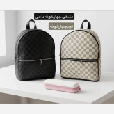 کوله پشتی چرم مصنوعی اسپرت و روزمره ابعاد 30 در 25 سانتیمتر