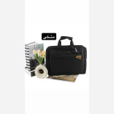 کیف مردانه سه کاره اداری رسمی پارچه ای ابعاد 40 در 30 در 10 سانتیمتر