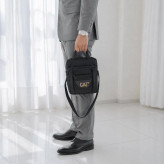 کیف اداری مردانه مشکی طرح 1