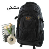 کوله پشتی پارچه ای مسافرتی و ورزشی دارای بند بلند و جیب متعدد ابعاد 55 در 30 در 25 سانتیمتر