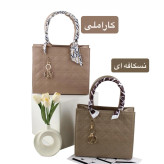 کیف زنانه چرم مصنوعی روزمره و مجلسی مدل سه بند