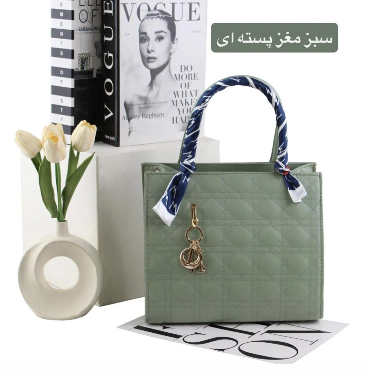 کیف زنانه چرم مصنوعی روزمره و مجلسی مدل سه بند