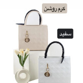 کیف زنانه چرم مصنوعی روزمره و مجلسی مدل سه بند