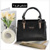 کیف زنانه رسمی و مجلسی چرم مصنوعی با بند بلند