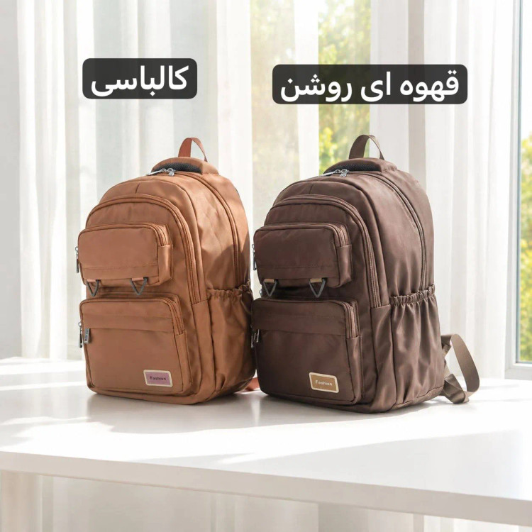 کوله پشتی مدرسه و دانشگاه جنس کجراه خارجی ابعاد 45 در 30 سانتیمتر