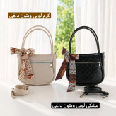 کیف پاسپورتی چرم مصنوعی زنانه مشکی کاربرد رسمی روزمره مهمانی