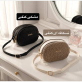 کیف پاسپورتی پارچه ای طرح کنف روزمره و مهمانی