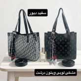 کیف زنانه چرم مصنوعی رسمی و روزمره با بند بلند