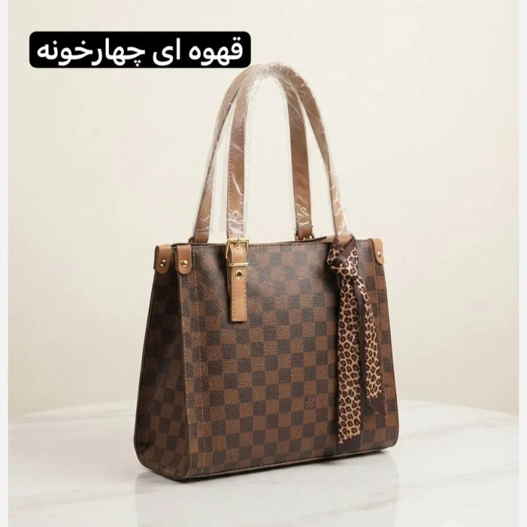 کیف زنانه چرم مصنوعی رسمی و روزمره با بند بلند