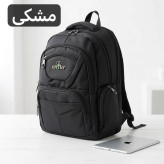 کوله پشتی برزنت جا لپتاپ و مدرسه دانشگاهی مدل جیب دار
