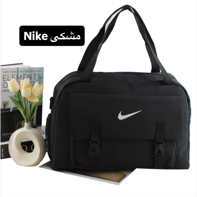 ساک ورزشی و روزمره پارچه ای سه بند با ابعاد 55 در 34 سانتیمتر