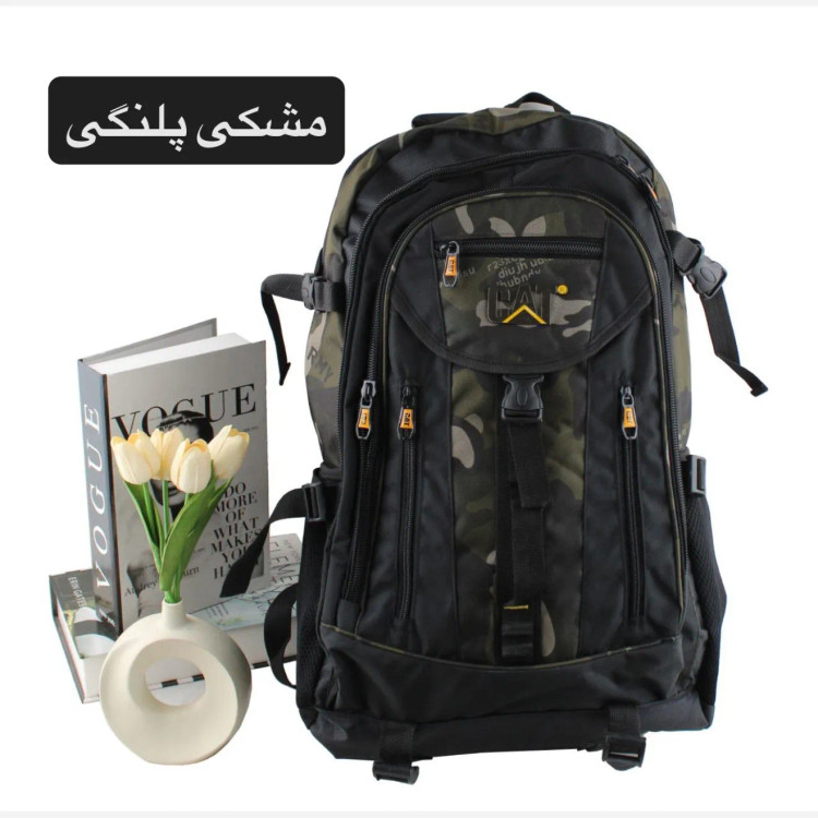 کوله پشتی روزمره و مدرسه پارچه ای دارای بند بلند و جیب دار
