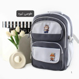 کوله پشتی پارچه ای روزمره و مدرسه دانشگاه مدل جیب دار
