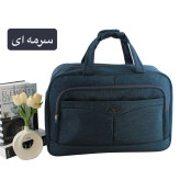 ساک ورزشی و اسپرت پارچه ای سه بند با ابعاد 53 در 34 سانتیمتر