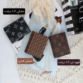 جاکارتی چرم مصنوعی روزمره دکمه ای