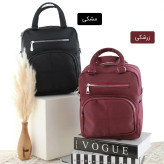 کیف زنانه چرم مصنوعی اسپرت و روزمره ابعاد 30 در 25 سانتیمتر