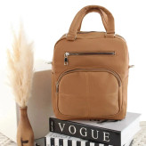 کیف زنانه چرم مصنوعی اسپرت و روزمره ابعاد 30 در 25 سانتیمتر